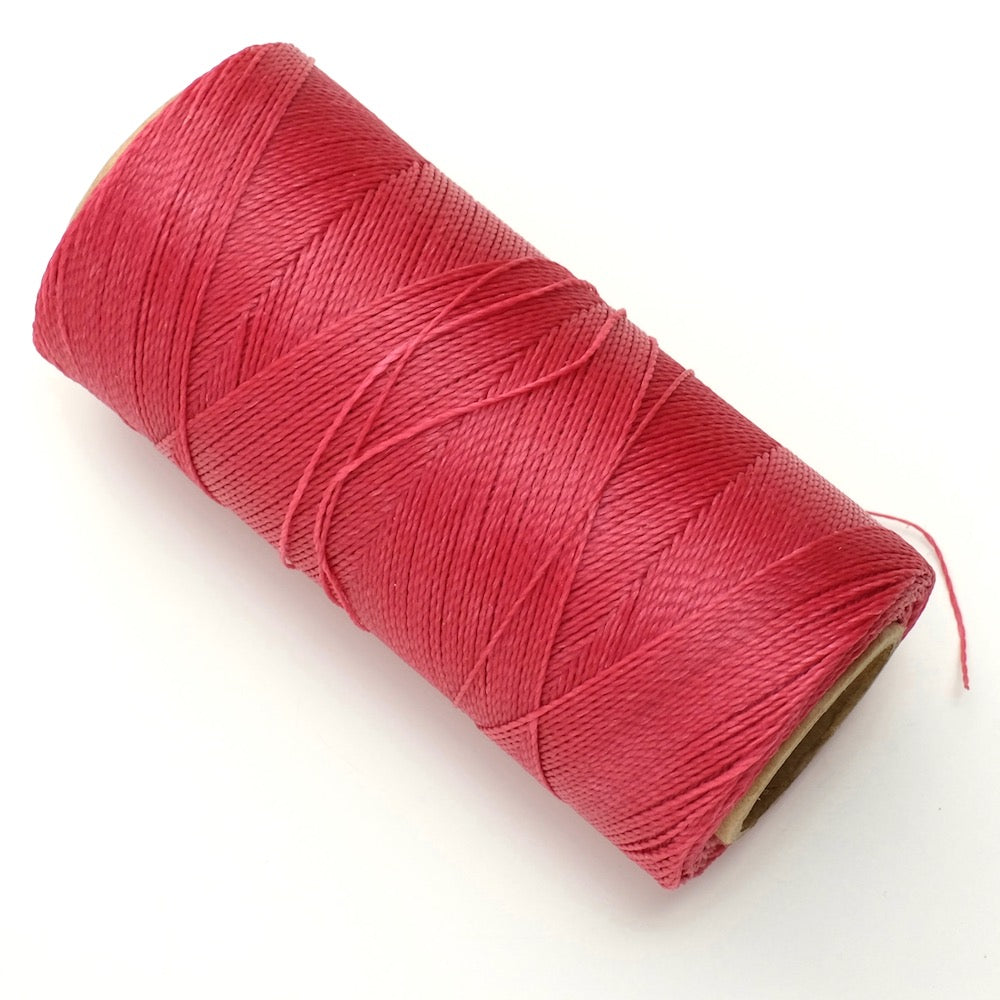 10 mètres de fil ciré Linhasita 0,5mm pour micro macramé - Fuchsia