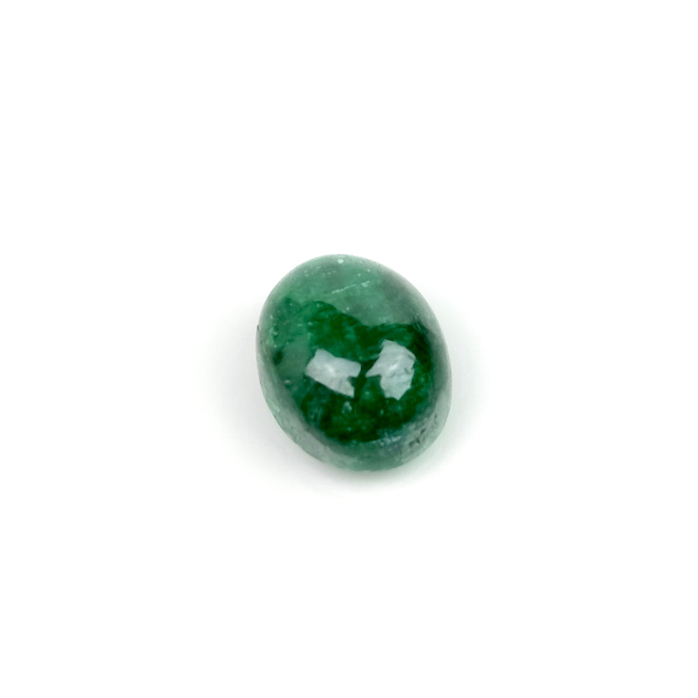 Cabochon pierre naturelle Ovale 8 x 10mm Emeraude