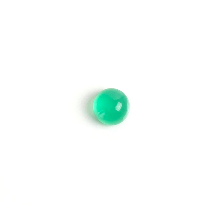 Cabochon pierre naturelle Rond 6mm Onyx vert